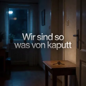 Wir sind so was von kaputt